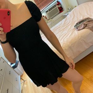 Reformation telluride dress black